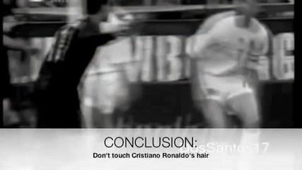 Виж какво става като пипаш на Роналдо косата! 