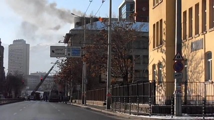 Пожар в Мол София