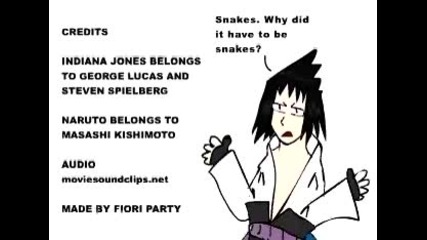 Sasuke is afraid of snakes