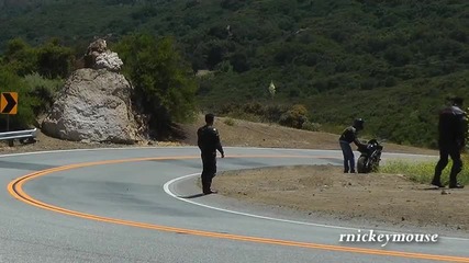 Yamaha R6 Crash