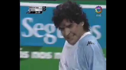 Maradona Showball Vs Brasil 
