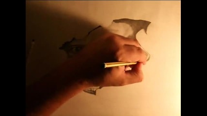 Фантастична Илюзия С Молив - Изкуство На Сенките