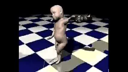 Анимация - Пияно Бебе