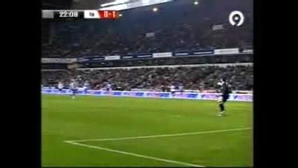 David villa scores the best goal of the season