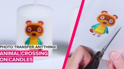 How to Photo Transfer Anything: Candles Tom Nook would approve of