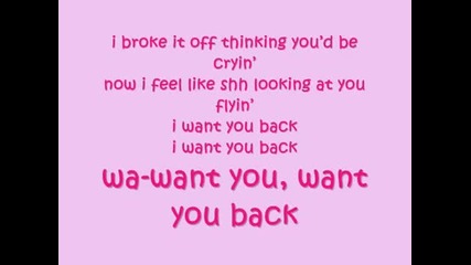 Cher Lloyd - Want you back lyrics