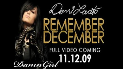 Demi Lovato - Remember December (second sneak peek) 