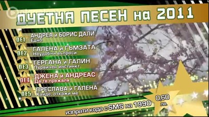 Планета тв - Номинации за Дуетна песен на 2011