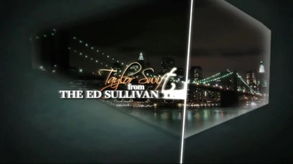 Taylor Swift - Speak Now (live on Letterman)