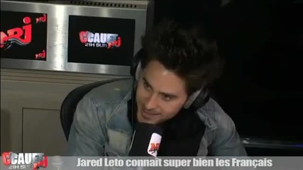 Jared Leto-interview Nrj part 1 2011