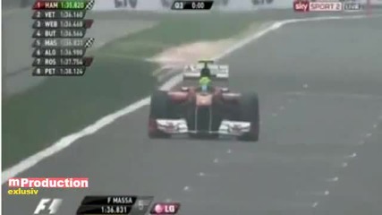 F1 Гран при на Корея 2011 - квалификациите Q3 края