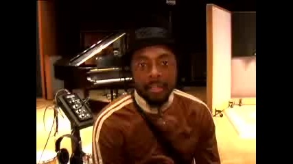 Will I Am talks about the music 