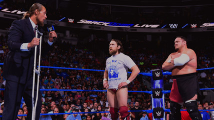 Big Cass interrupts intense confrontation between Daniel Bryan and Samoa Joe: SmackDown LIVE, May 29, 2018