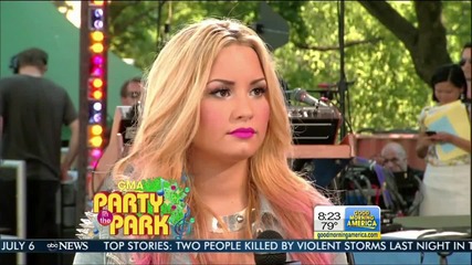 Demi Lovato - Interview (live 2012 Good Morning America)