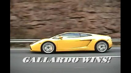 Street Race - Lamborghini Gallardo vs Ferrari 550 Maranello