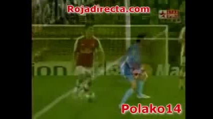 гол на Адебайор ( Villarreal 1 - 1 Arsenal) 