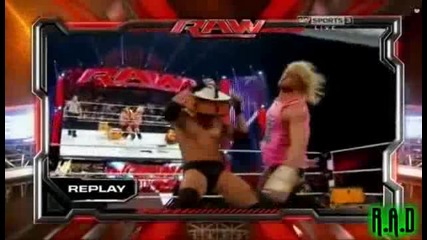 Damien Sandow vs Dolph Ziggler ( Мач с Барабани и китари и виоли ) як мач - Wwe Raw Country 18/11/13