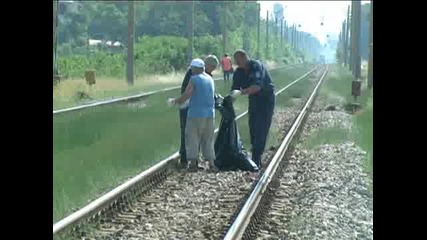 самоубиец се хвърли под влак