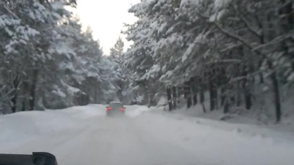 Bmw E39 в снега