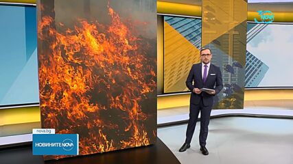 Затвориха пътя София - Русе край Плевен заради пожар