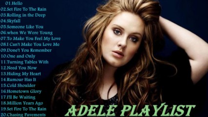 Adele Top Tracks 2017 Playlist ✴ Best Of Adele Songs - Adele Greatest Hits Cover