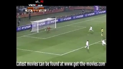 Ю А Р 0:1 Уругвай - Гол на Диего Форлан