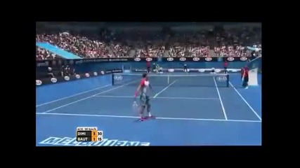 Григор Димитров vs Roberto Bautista Agut (australian Open 2014)-най-доброто