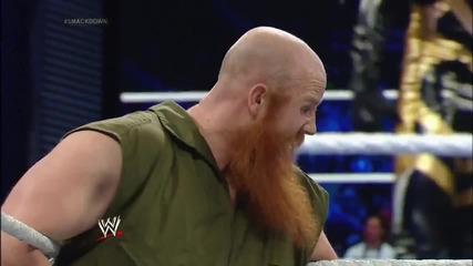 Rey Mysterio Goldust Cody Rhodes vs. The Wyatt Family Smackdown