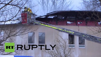 Germany: Two injured in Lichterfelde refugee camp blaze