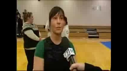 New Trish Competes In Glima Wrestling Matc