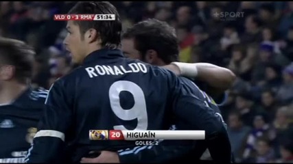 14.03.2010 Валядолид 1 - 4 Реал Мадрид втори гол на Гонзало Игуаин 