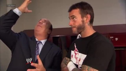 Paul Heyman urges Cm Punk to let him be in his corner at Money in the Bank Smackdown, July 5, 2013