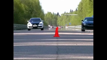 Dragtimes.info Audi Rs6 vs Nissan Gtr 