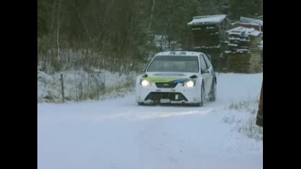 Ford Focus Wrc & Marcus Gronholm Test