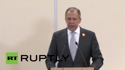 Russia: Lavrov urges for expansion of Minsk agreement during joint presser with Kerry