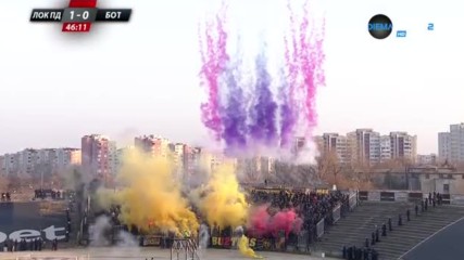 Много пушек от феновете на Локо и Ботев