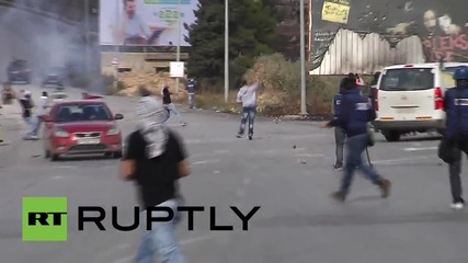 State of Palestine: Israeli military vehicle taken out with Molotov Cocktails