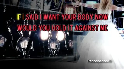 Hold It Against Me - Britney Spears (karaoke Instrumental) 