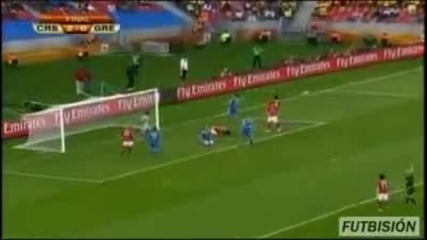South Korea vs Greece 2 - 0 World Cup 2010 