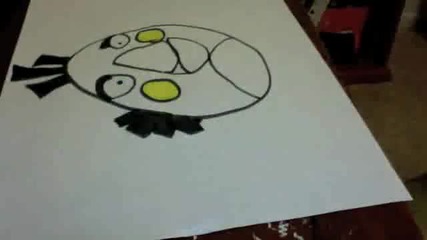How To Draw The White Angry Bird