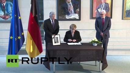 Germany: Former Chancellor Helmut Schmidt commemorated by German leaders