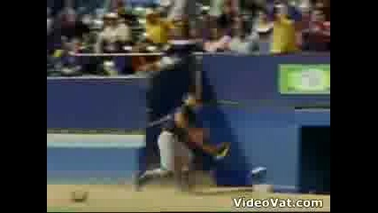 Magical Groin Hitting Baseball. 