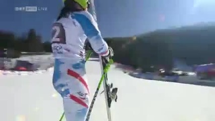 Anna Fenninger 1. Място Super-g Garmisch-partenkirchen