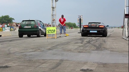 Наточения Golf 3 vs. Lamborghini Gallardo