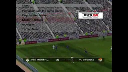 Pes 2009 : 28 - 1 (резултат + Доказателство за трудност !)