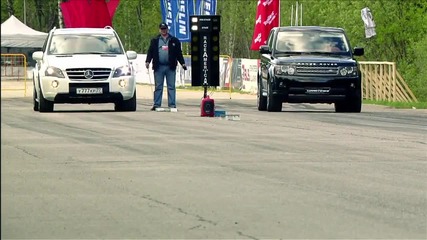 Porsche Cayenne Turbo Gemballa vs Land Rover Rrs vs Mercedes-benz Ml63 Amg