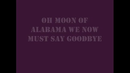 Alabama song (whisky Bar)-the Doors- prevod+lyrics