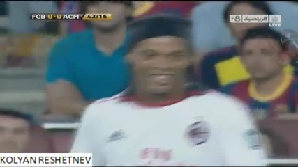 Ronaldinho Vs Barcelona 2010 - 2011