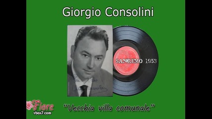 Sanremo 1953 - Giorgio Consolini - Vecchia villa comunale