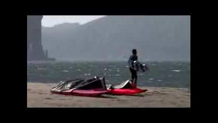 The Google - YouTube Kiteboarding session in San Francisco